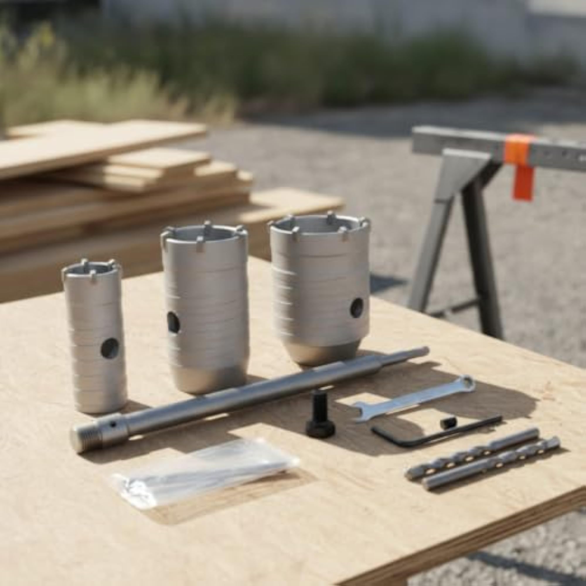Multi-Size Wall Hole Opener Kit All-Inclusive Hole Saw Kit